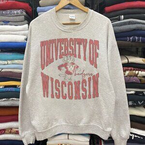 University of Wisconsin Badgers Football Sweater, Retro NCAA Shirt For Men Women